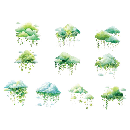 Scrapbook Sticker, Artistic Journaling-Spring wakes up and