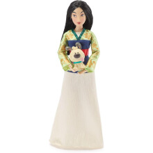 Disney Store Official Mulan Classic Doll 30cm with Little Brother the Dog