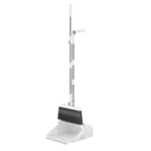 Adjustable Long Handle Broom and Dustpan Set, Magic Silicone Floor Broom for Hardwood and Tile Cleaning