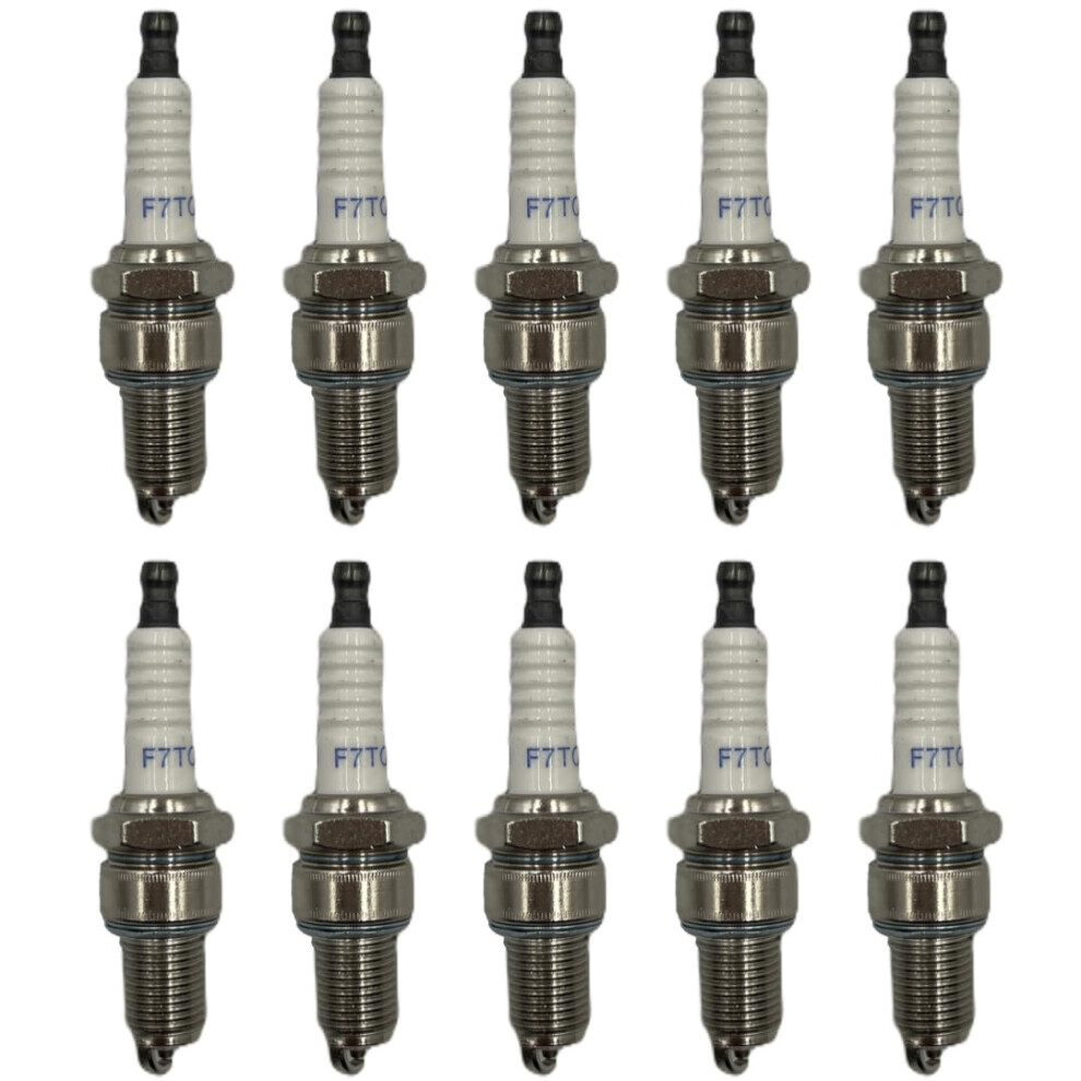 10 Pack F7tc Spark Plug For Honda Gx120 Gx160 Gx200 Gx240 Gx270 Gx340 Gx390 Engines, Reliable Ignition Performance 9330225283133