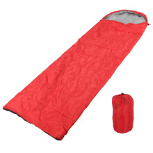 Lightweight Waterproof 3 Season Sleeping Bag for Adults and Kids, Warm Camping and Backpacking Gear, Red