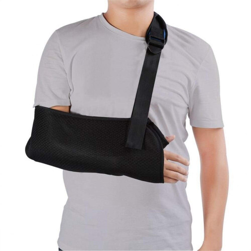 Adjustable Breathable Arm Sling with Padded Shoulder Strap for Ergonomic Support and Comfortable Fit