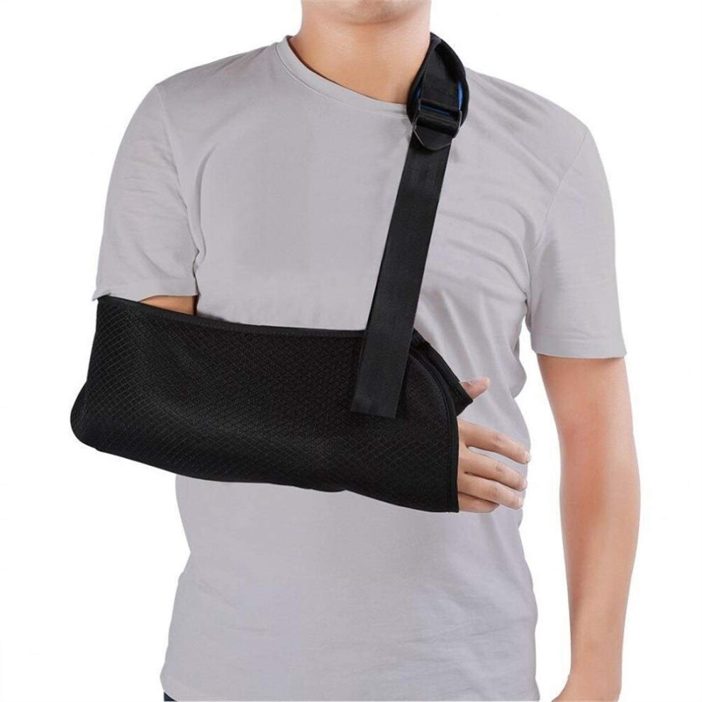 Adjustable Breathable Arm Sling with Padded Shoulder Strap for Ergonomic Support and Comfortable Fit