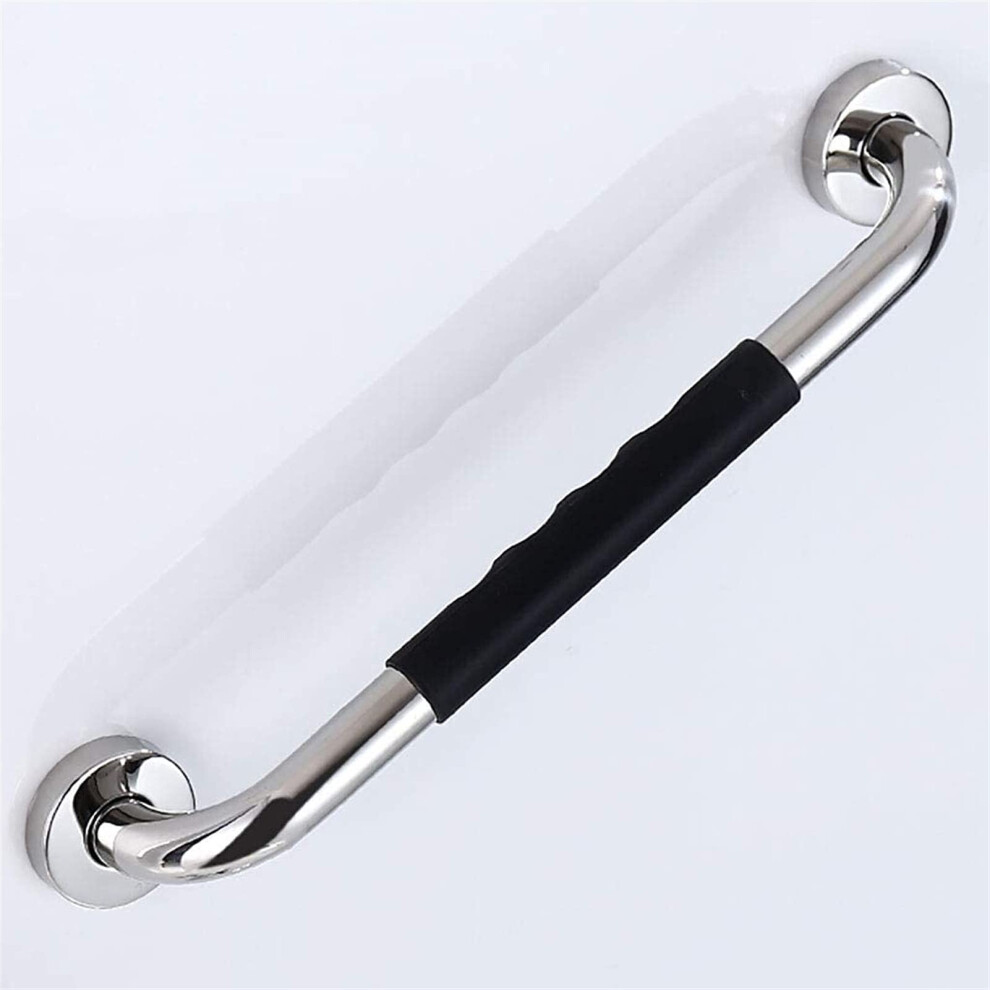 Stainless Steel Shower Grab Bar with Nonslip Comfort Grip, Bathroom Safety Rail for Toilet and Bath, White and Yellow 43.2â¯cm