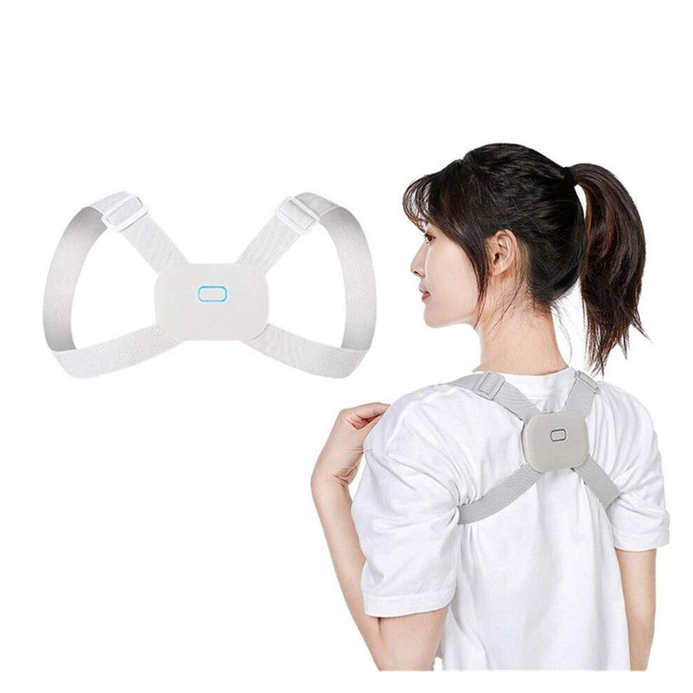 Smart Posture Corrector with Vibration Reminder, Adjustable Back Brace for Better Posture Support (Size S)