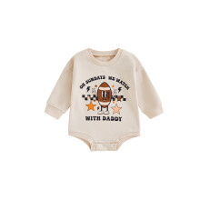 (0-3 Months, Khaki) Detská mikina s kapucňou, futbalový outfit s dlhým rukávom a hviezdicovou potlačou, overal pre dojčatá