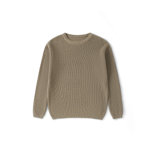(S, Gray Khaki Mom) Partner-Pullover für Mutter und Winter.