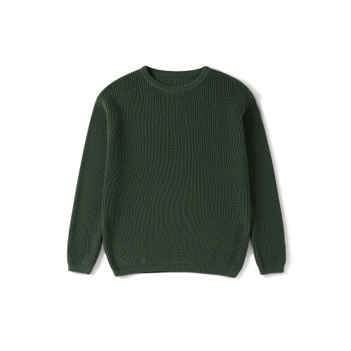 (S, Dark Green Mom) Partner-Pullover für Mutter und Winter. 2