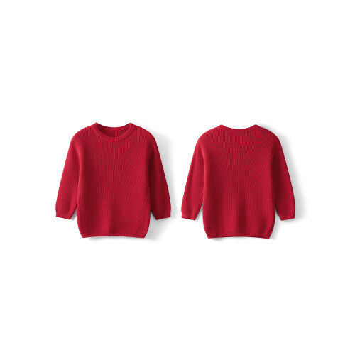 (5-6 Years, Red Kid) Partner-Pullover für Mutter und Winter. 1