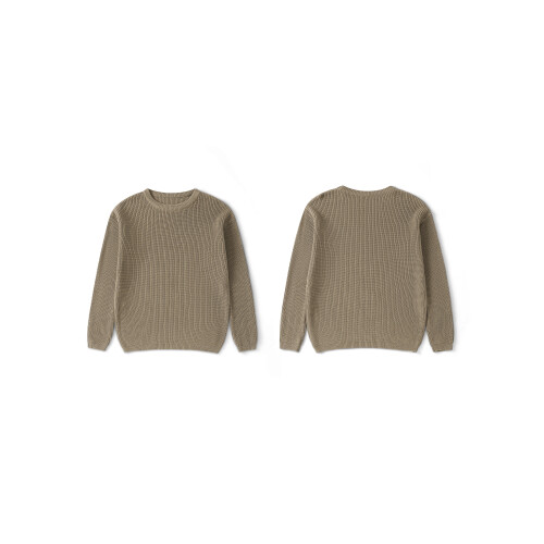 (S, Gray Khaki Mom) Partner-Pullover für Mutter und Winter. 1