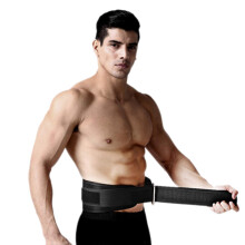 Adjustable Lumbar Support Belt for Men and Women, Breathable Mesh Back Brace for Lower Back Pain Relief (Black, M)