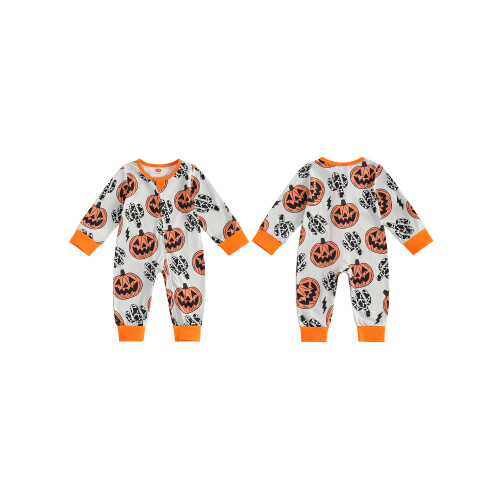 (6-12 Months, Gray) Φόρμες Halloween μακρύ φθινοπωρινά ρούχα 1