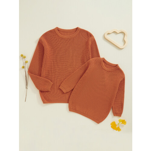 (XL, Orange Mom) Suéteres mãe e e inverno. 2