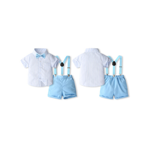 (18-24 Months, Blue) Completo elegante ragazzo occasioni formali. 1