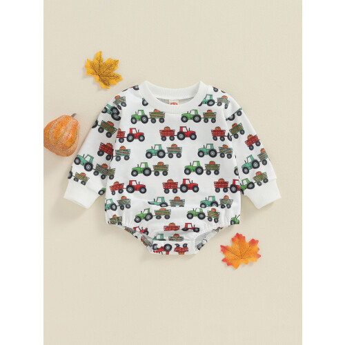 (6-12 Months, White) Mono de bebé para otoño. 2