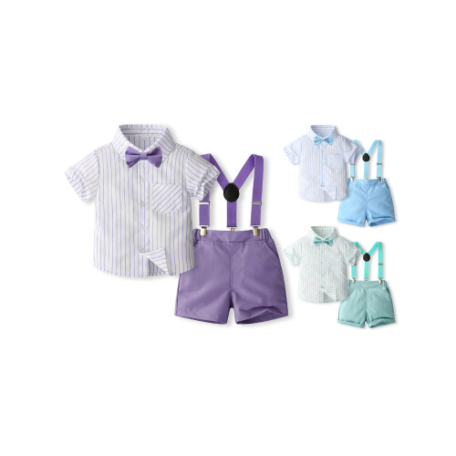 (18-24 Months, Blue) Completo elegante ragazzo occasioni formali. 2