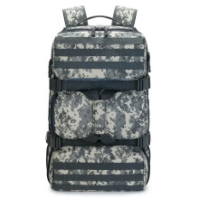 Waterproof Hiking Backpack 50L Nylon with Modular Webbing, Multi‑Pocket Design for Outdoor Travel Camping (ACU)