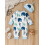 (9-12 Months, Blue) Completo neonato con abbottonatura frontale 4