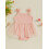 (3-6 Months, Pink) Μωρό Κορίτσια Καλοκαιρινό Αμάνικο Ολόσωμο 3