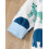 (6-9 Months, Blue) Completo neonato con abbottonatura frontale 7