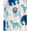 (6-9 Months, Blue) Completo neonato con abbottonatura frontale 8