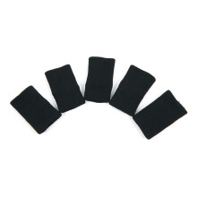 40PCS Black Finger Sleeves and Thumb Brace Support, Elastic Compression Fit for Sports and Gaming