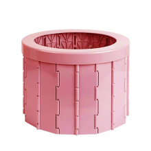 Portable Camping Toilet Foldable Compact Design Durable PVC for Travel Hiking and Road Trips