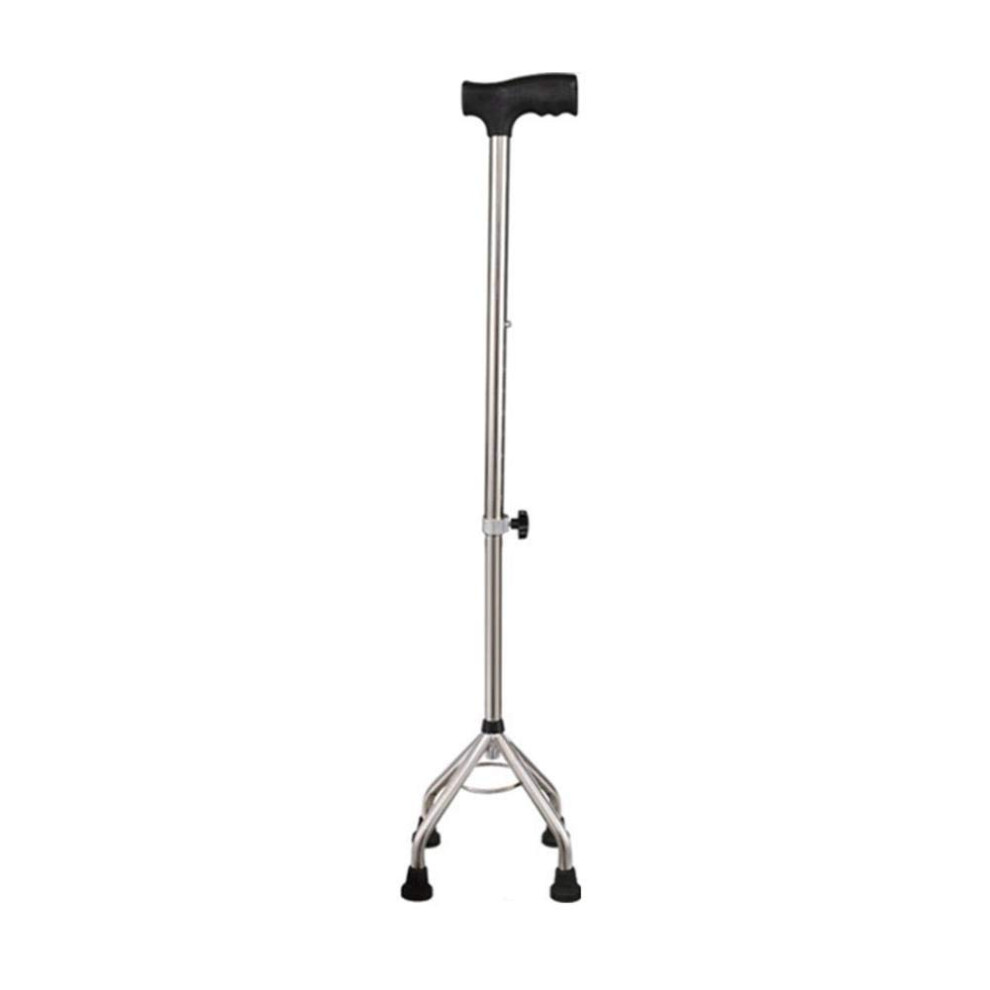 Adjustable Quad Walking Cane for Seniors with Ergonomic Grip and FourLeg Stable NonSlip Base