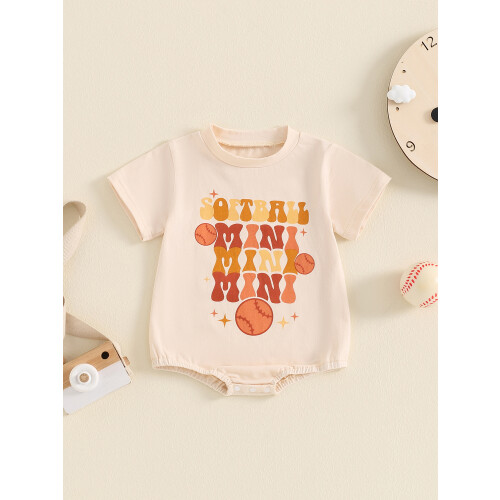 (9-12 Months, Khaki) Βρεφικό Ολόσωμο Φόρεμα Κοντομάνικο, Καλοκαιρινό 2