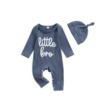 (12-18 Months, Navy) Ensemble combinaison bébé tenue automne.