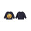 (2-3 Years, Black) Pull d'Halloween pour bébé, motif citrouille, chaud, à manches longues, décontracté. 2