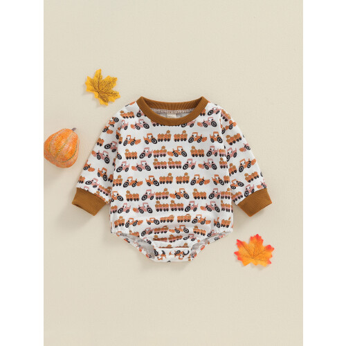 (0-3 Months, Brown) Φόρμα για μωρά ρούχα καθημερινά 2
