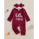 (Newborn, Red) Φθινοπωρινό ολόσωμο φόρεμα για μωρά 4