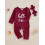 (Newborn, Red) Φθινοπωρινό ολόσωμο φόρεμα για μωρά 5