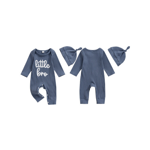(0-3 Months, Navy) Ensemble combinaison bébé tenue automne. 1