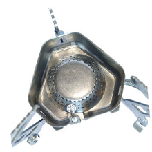 Portable Camping Gas Stove with Windproof Flame Design, Foldable Split Type for Outdoor Backpacking Cooking