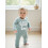 (6-12 Months, Blue) Σετ ολόσωμης φόρμας και γράμματα 4