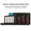 Leather Cigarette Case for Men, Durable PU Leather, CrushResistant, Holds 20, Compact Pink Design 2