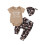 (6-12 Months, Khaki) Μωρό αγόρι Western 3 τεμάχια 1