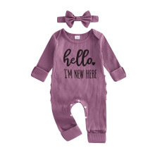 (0-3 Months, Purple) Φθινοπωρινό ολόσωμο φόρεμα για μωρά