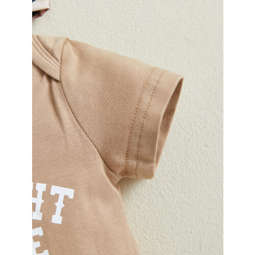 (3-6 Months, Khaki) Μωρό αγόρι Western 3 τεμάχια 1