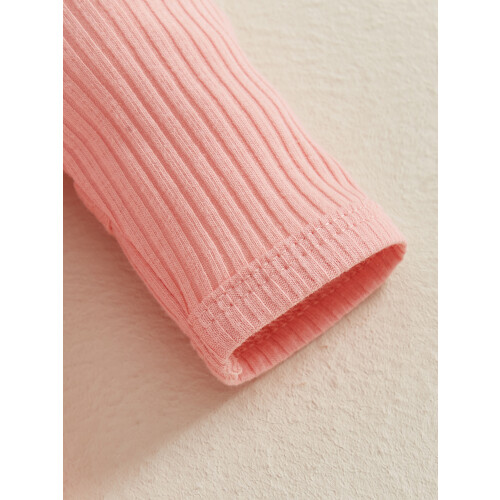 (Newborn, Pink) Φθινοπωρινό ολόσωμο φόρεμα για μωρά 1