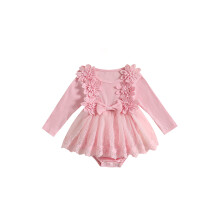 (12-18 Months, Pink) Φόρεμα Romper για για φθινόπωρο-άνοιξη