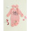 (Newborn, Pink) Φθινοπωρινό ολόσωμο φόρεμα για μωρά 5