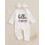 (Newborn, White) Φθινοπωρινό ολόσωμο φόρεμα για μωρά 4