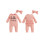 (3-6 Months, Pink) Φθινοπωρινό ολόσωμο φόρεμα για μωρά 12