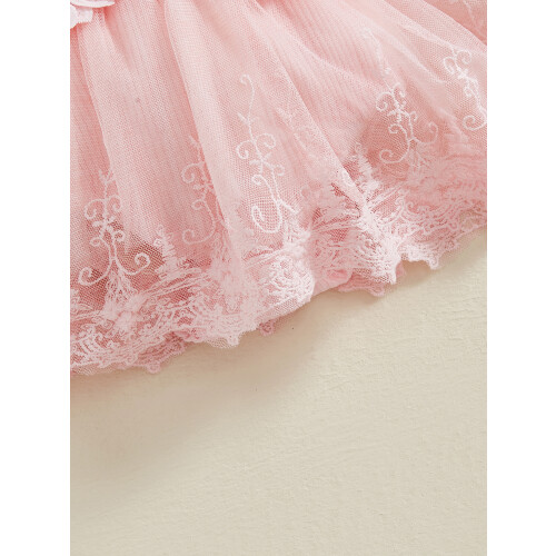 (6-12 Months, Pink) Φόρεμα Romper για για φθινόπωρο-άνοιξη 2