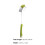 Long Handle Dish Brush with Scraper Tip, Durable Kitchen Scrub Brush for Pots and Pans Green 2
