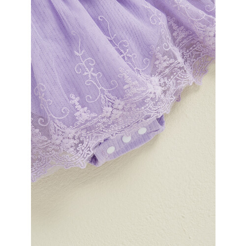 (6-12 Months, Purple) Φόρεμα Romper για για φθινόπωρο-άνοιξη 2