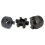 Jaw Coupling Set L075 Coupler Kit 7/8 and 3/4 Inch Quick Replacement with Secure Rubber Insert 1